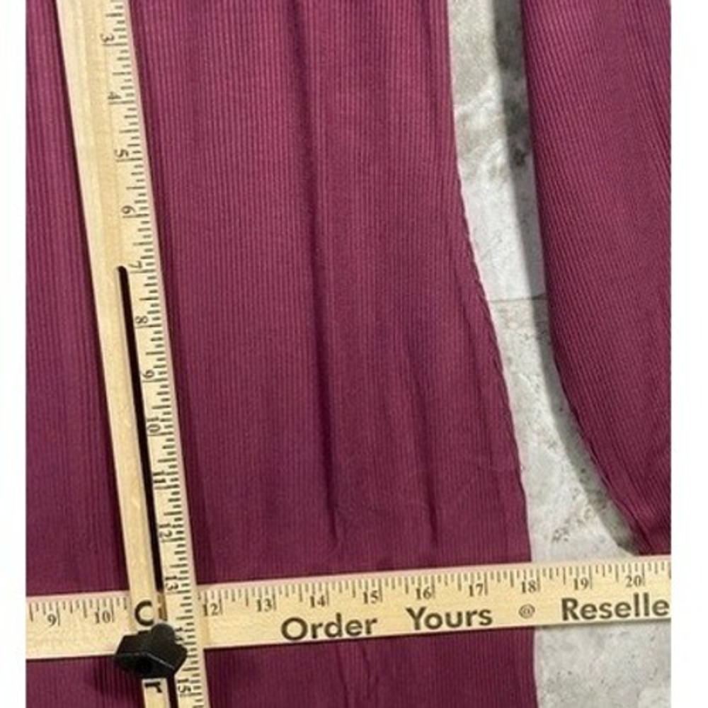 Edited by Remi Bader Burgundy Ribbed Cutout Maxi Dress Women's XL NWT - Picture 7 of 15